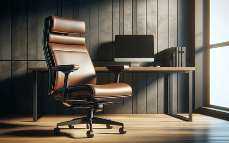 Top 10 Best Ergonomic Brown Leather Office Chairs in USA