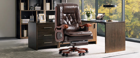 Best Affordable Luxury leather Office Chair for Boss