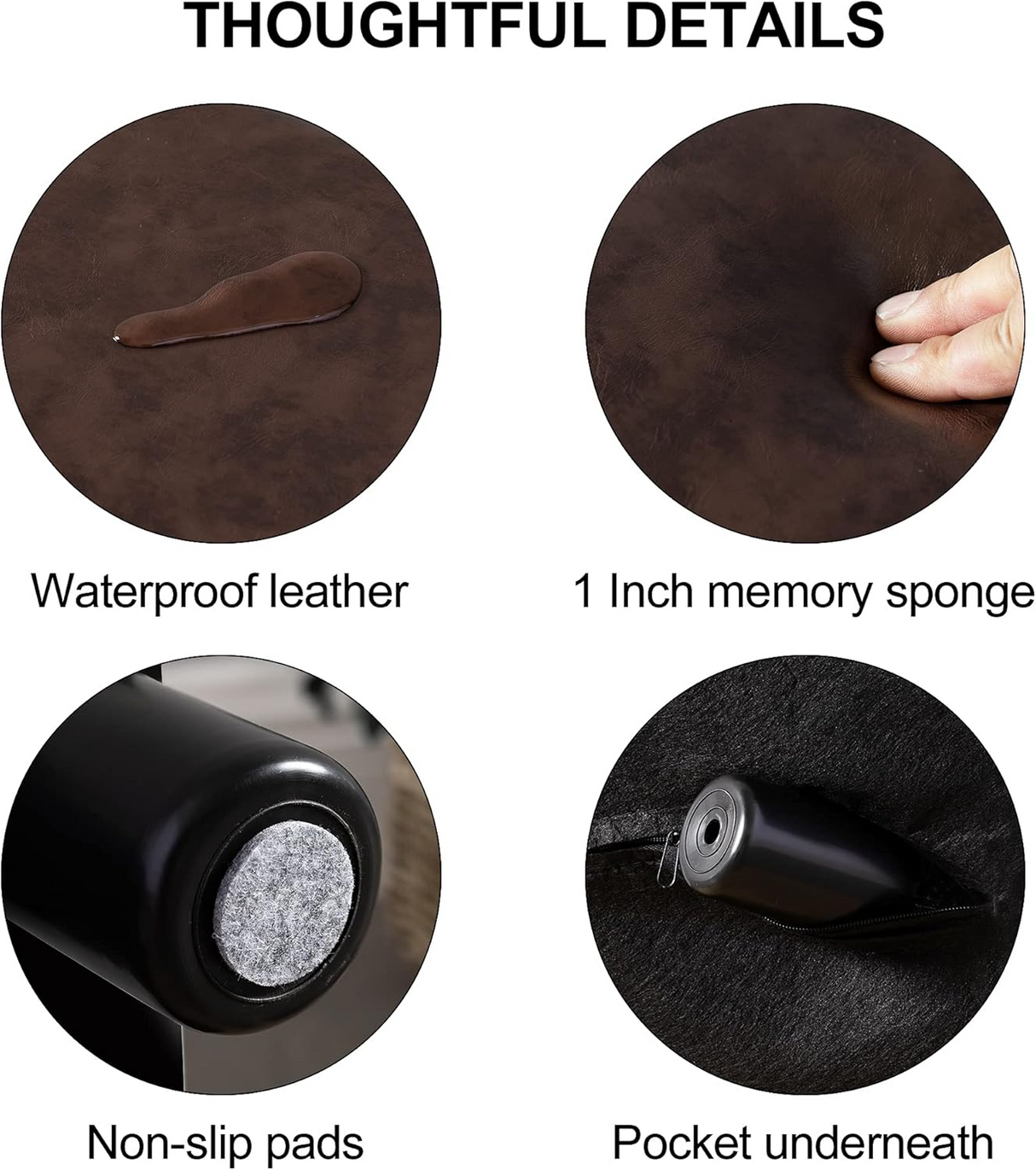 Jones Handmade Moroccan Square Ottoman Footstool