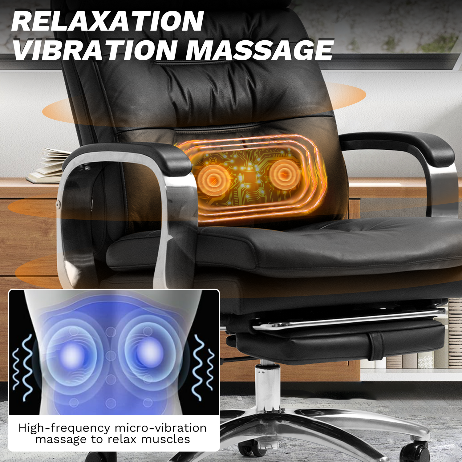 Fauteuil de massage à palettes