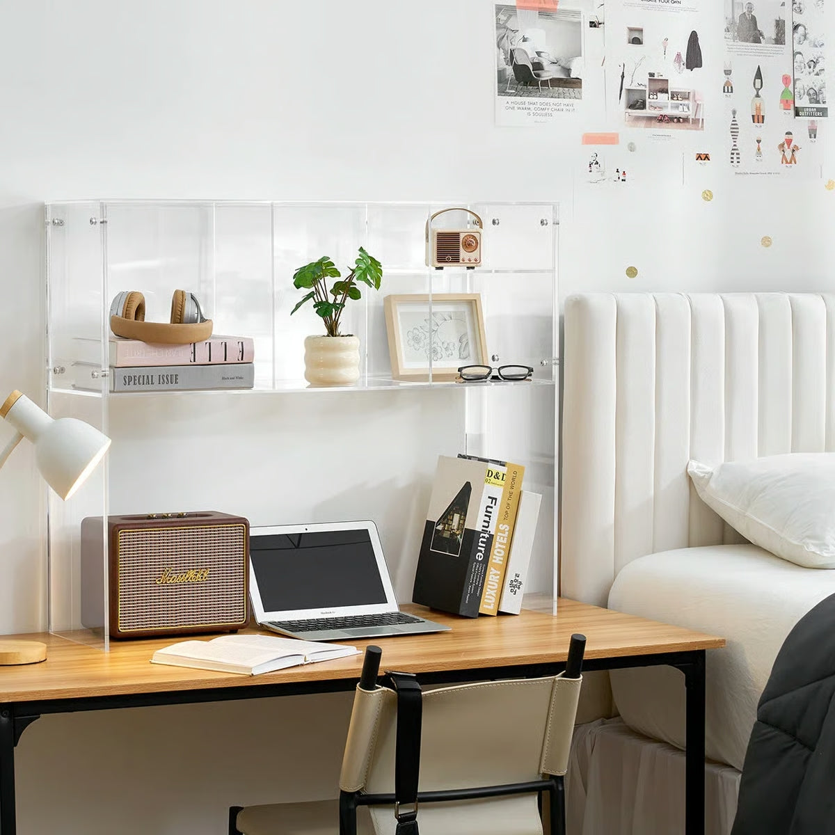 Ciao Bella College Cube Dorm Desk Bookshelf