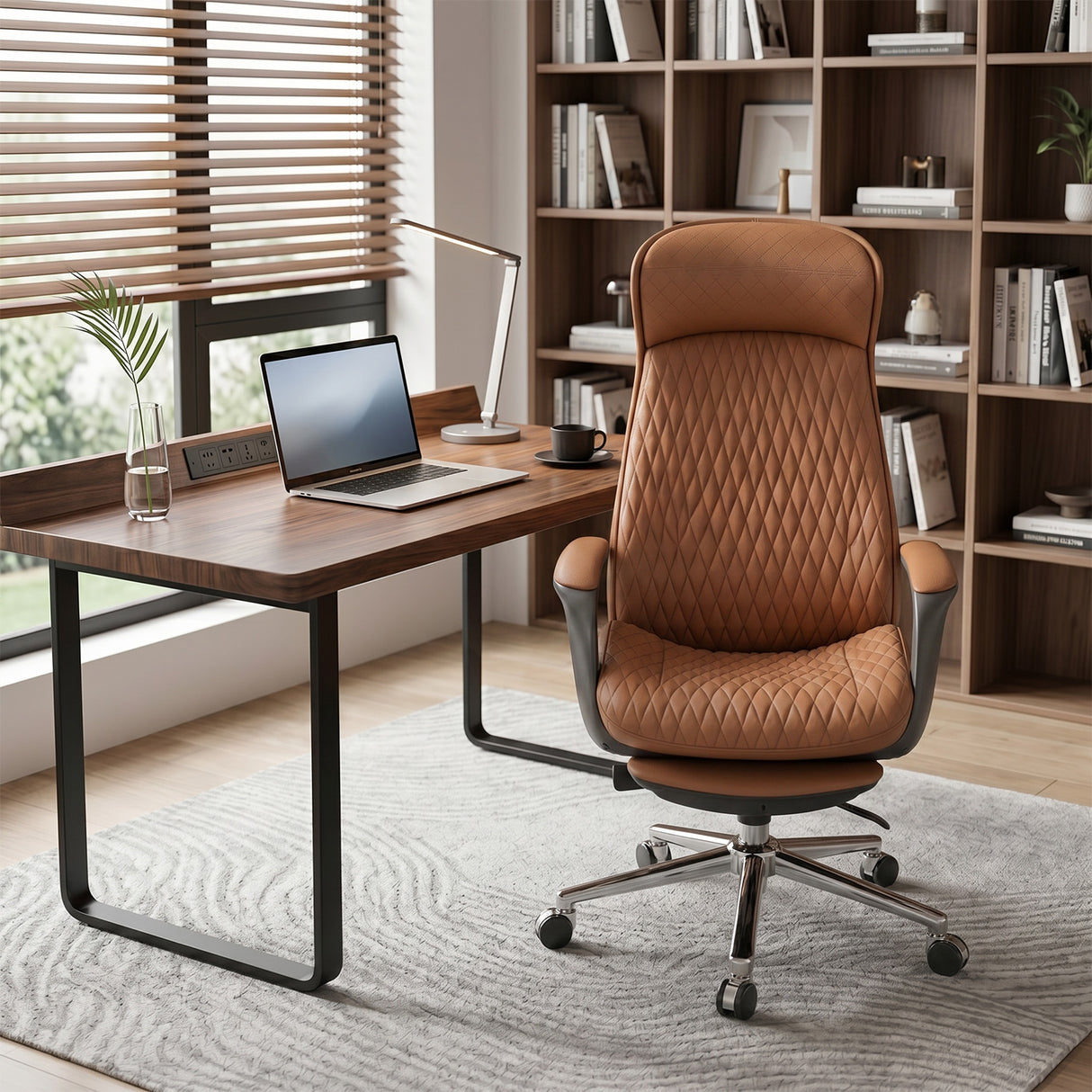 Austin PRO Executive Office Chair with Retractable Footrest