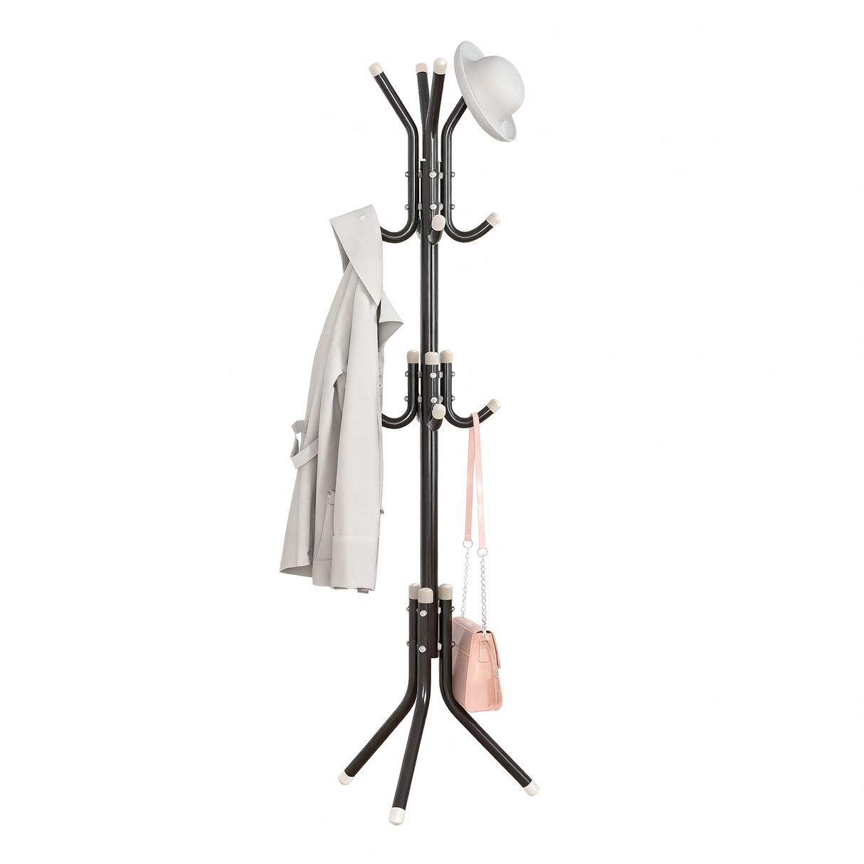 Evan Freestanding Metal Coat Rack Hall Tree