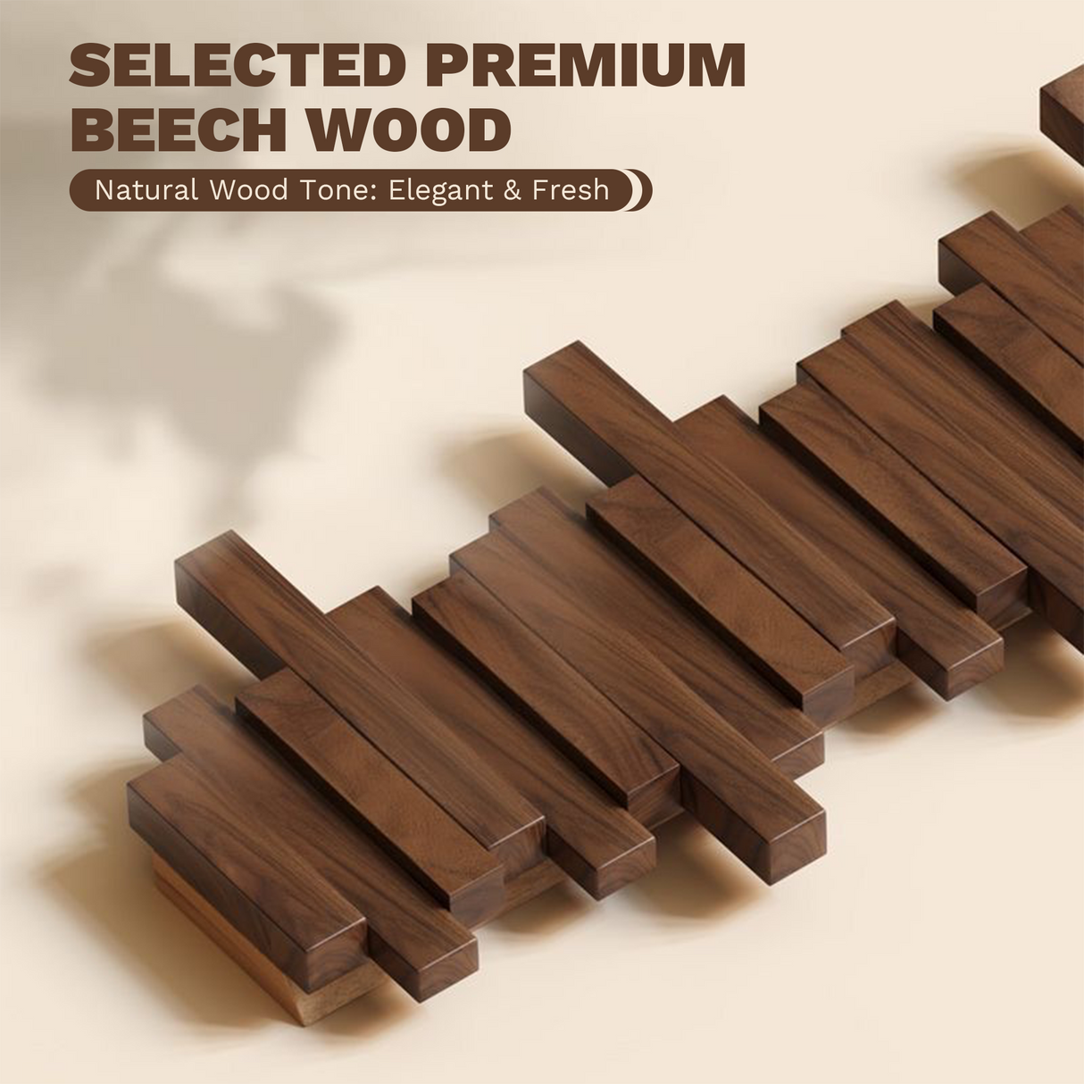 Magnus Natural Wood Coat Rack