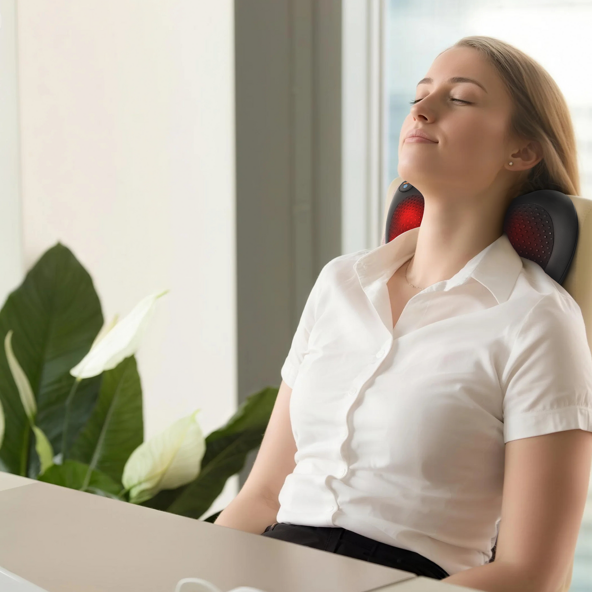 Multi-Area Heated Kneading Massager