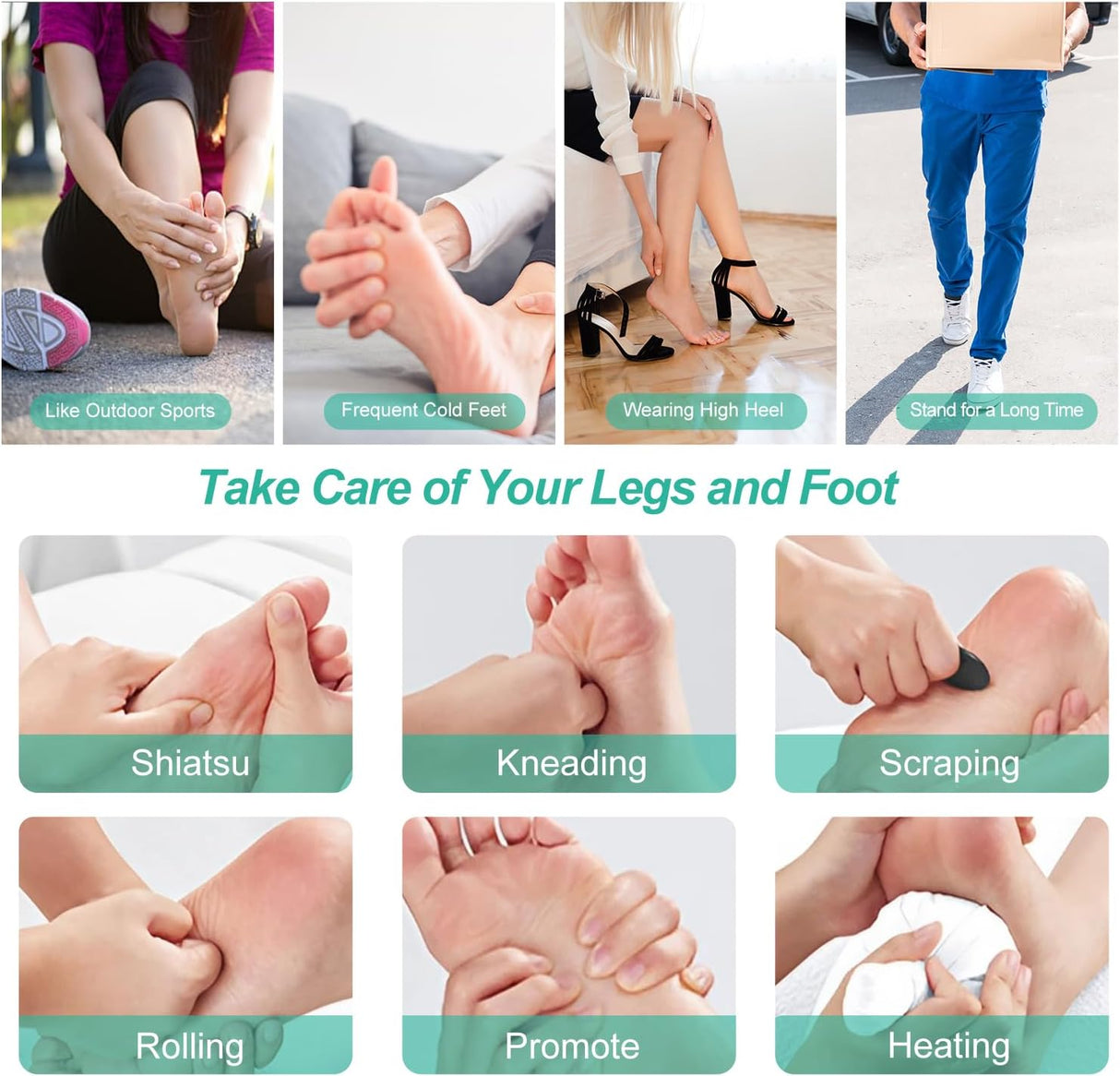 Heated Rolling Foot Massager