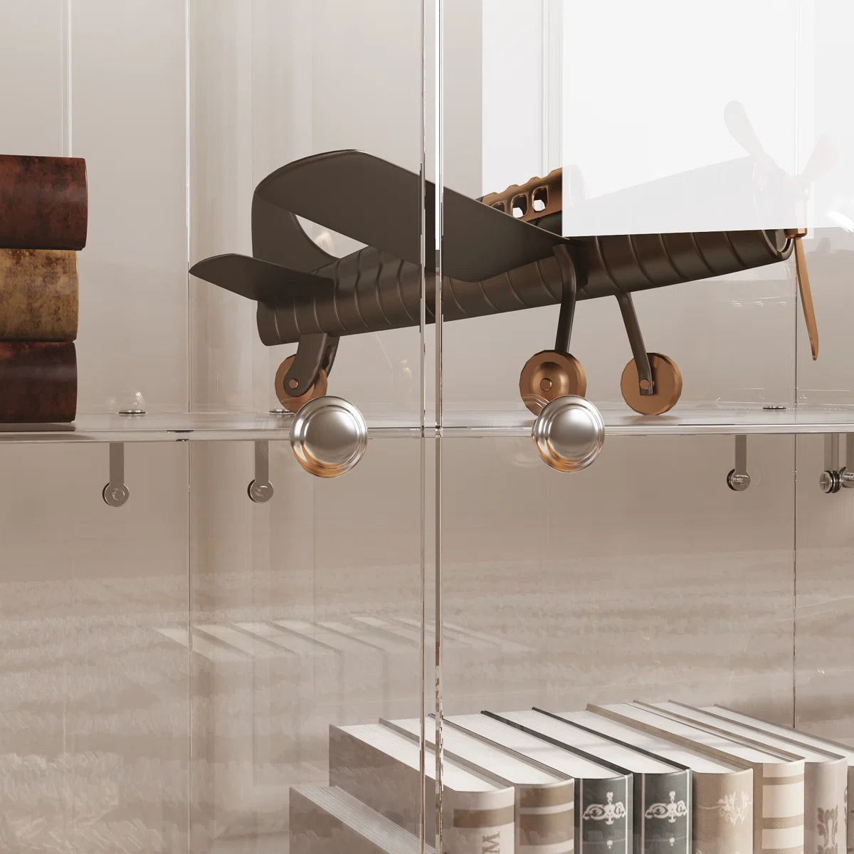 Magnus Locking Glass Curio Display Stand Display Cabinet