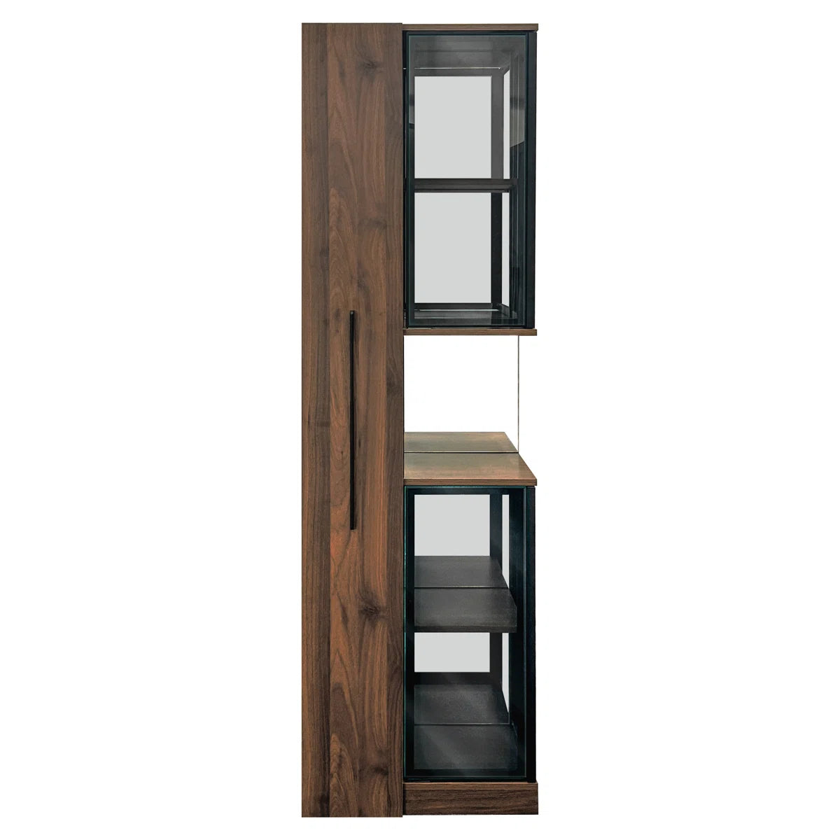 Jones Elegant 70" Multi-tier Pull-out Storage Display Cabinet