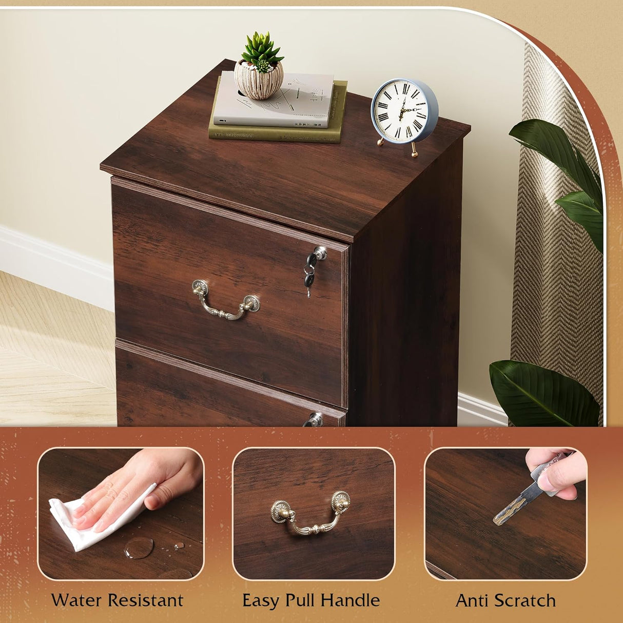 Mason File Cabinet 2-Drawer