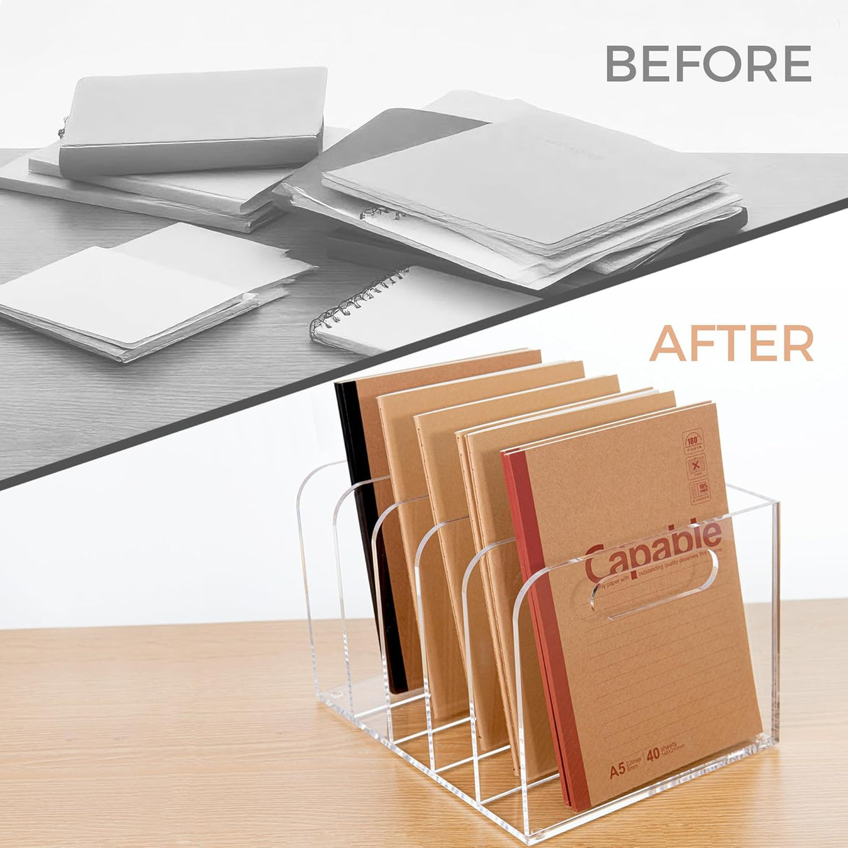 Magnus Acrylic Magazine File Holder