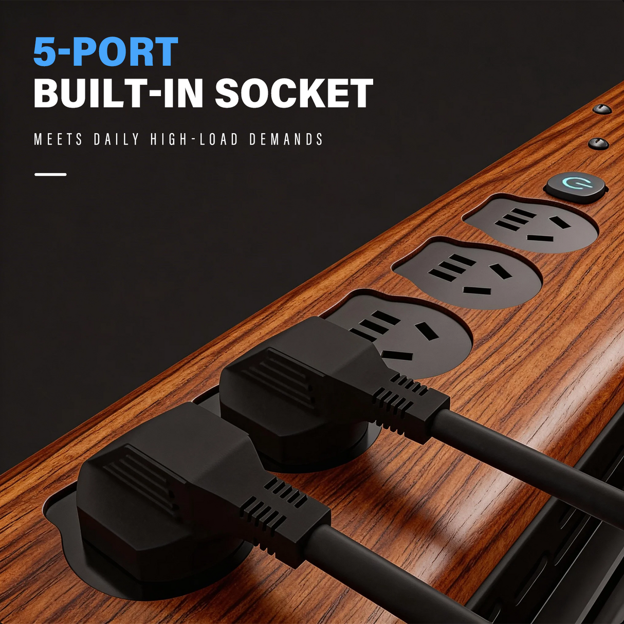 GC01 Plus Premium Walnut Wood Monitor Stand Riser