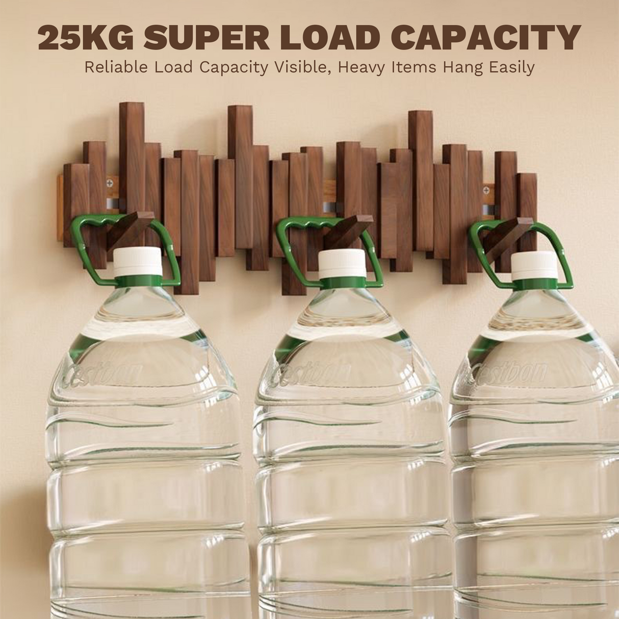 Magnus Natural Wood Coat Rack