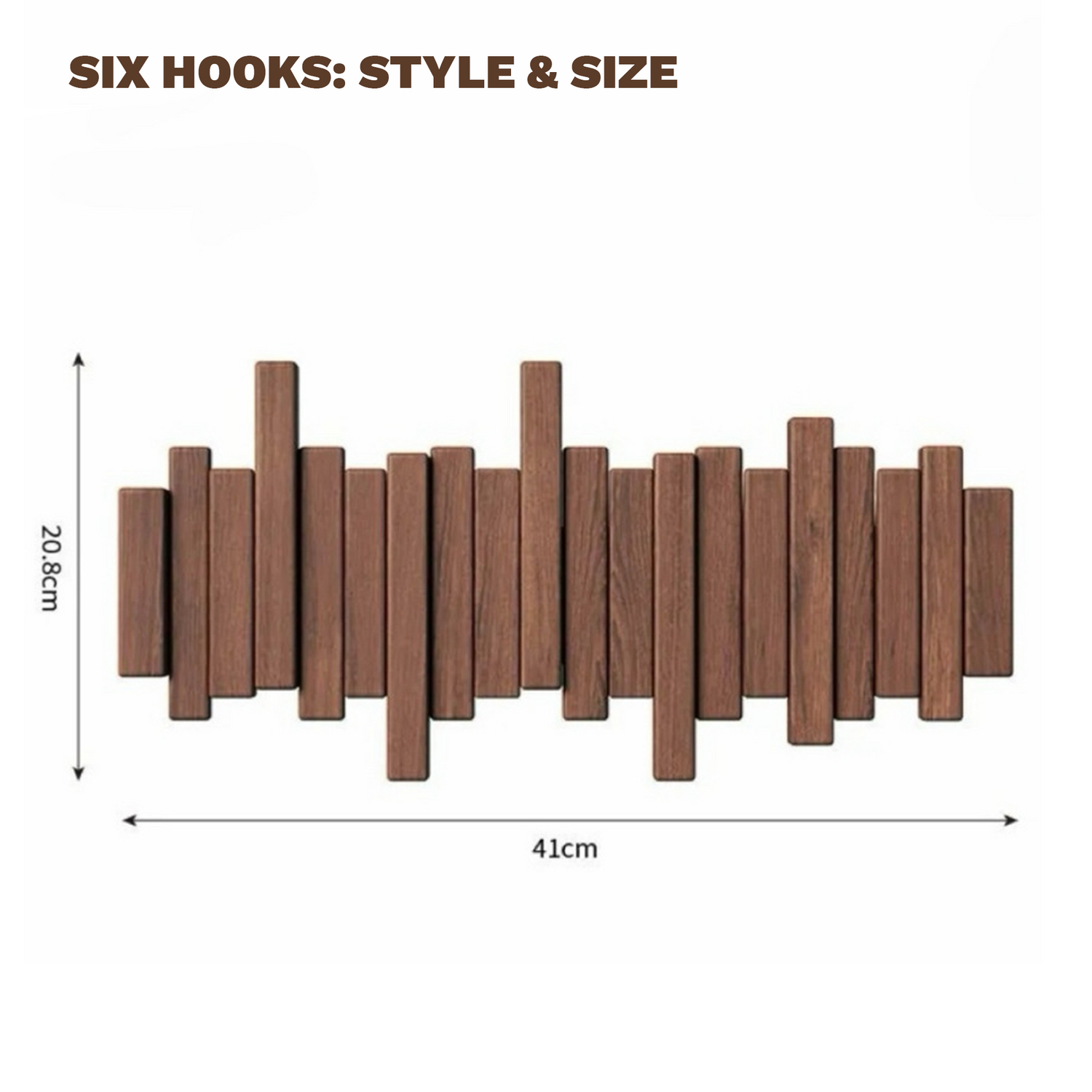 Magnus Natural Wood Coat Rack