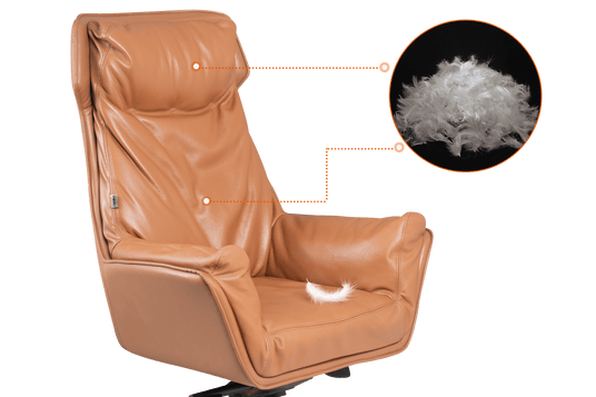 Austin Upholstered Office Chair-backrest