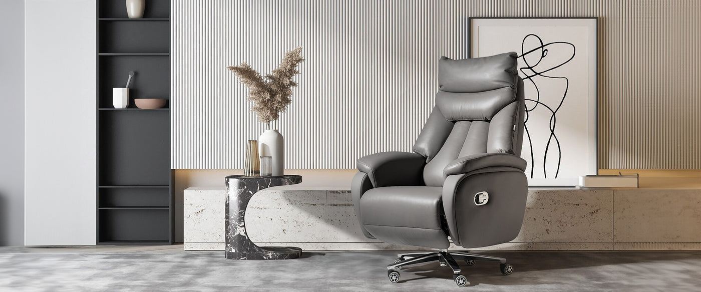 Coast Power Office Recliner Chair-banner-gray