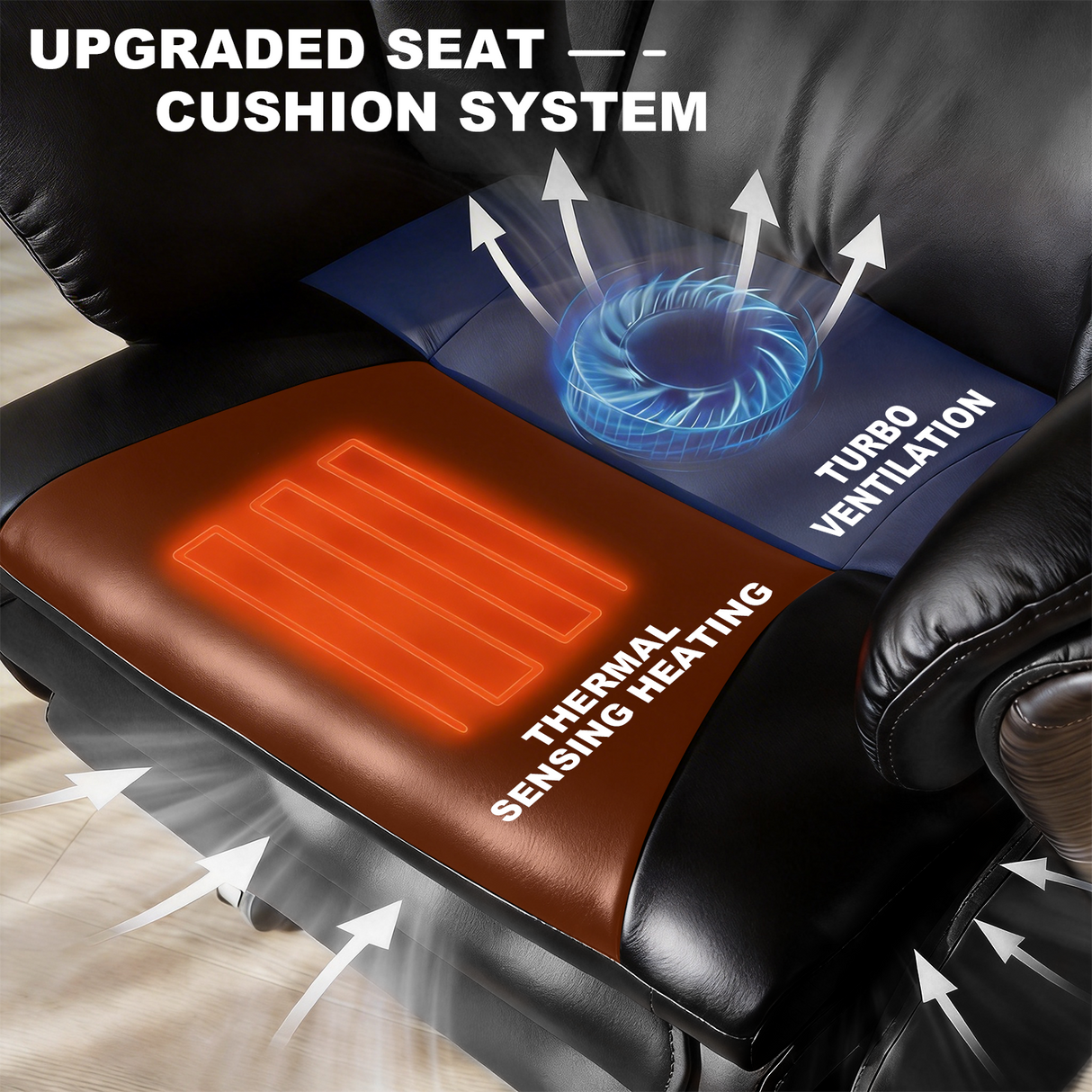 Duke Massage Power Recliner