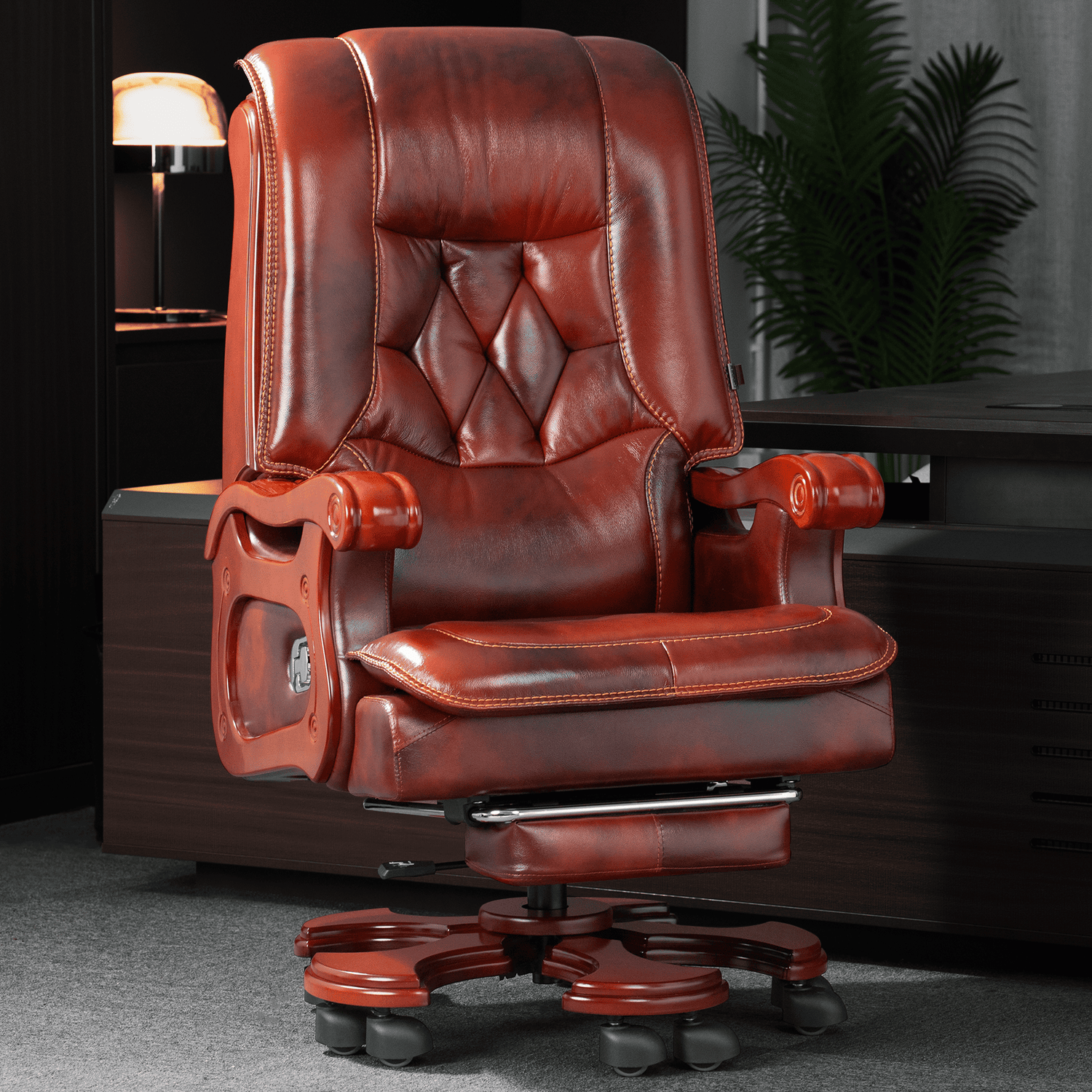 Evan Massage Office Chair-sunflower-display