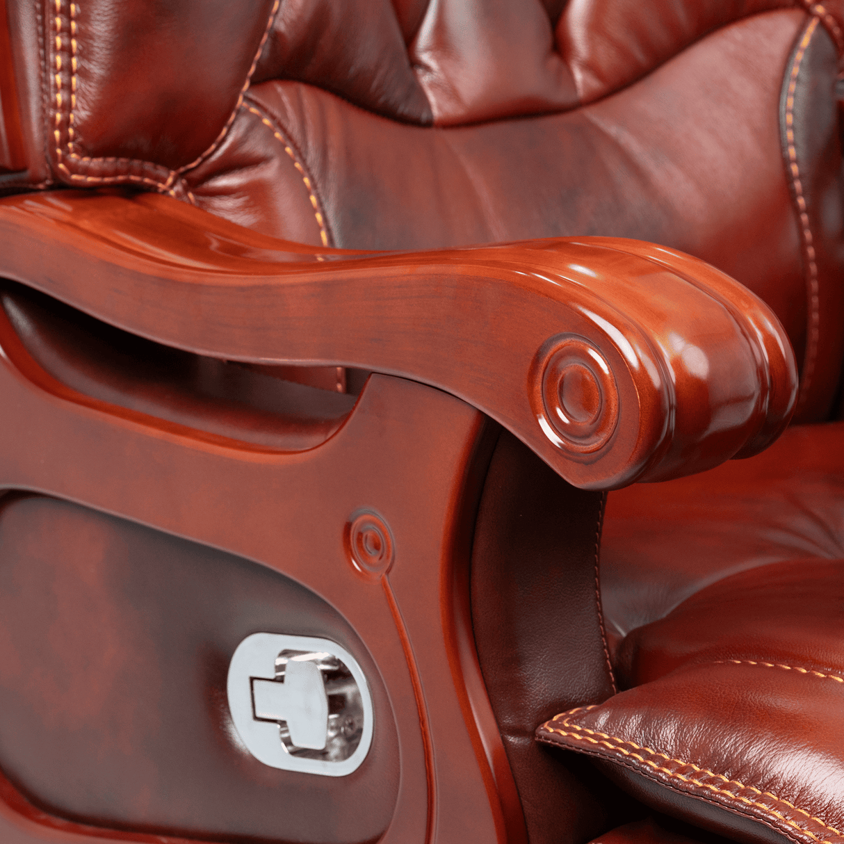 Evan Massage Office Chair-sunflower-armrest
