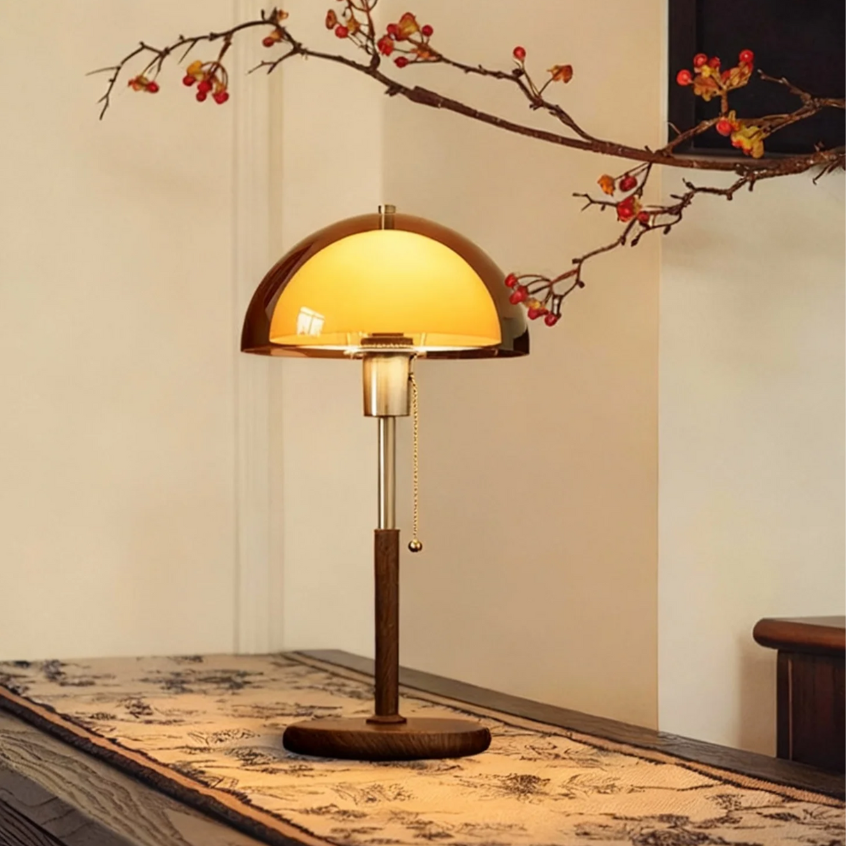 Mason Glass Table Lamp