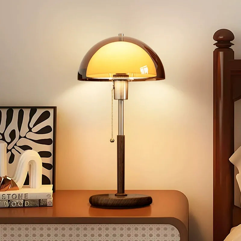 Mason Glass Table Lamp