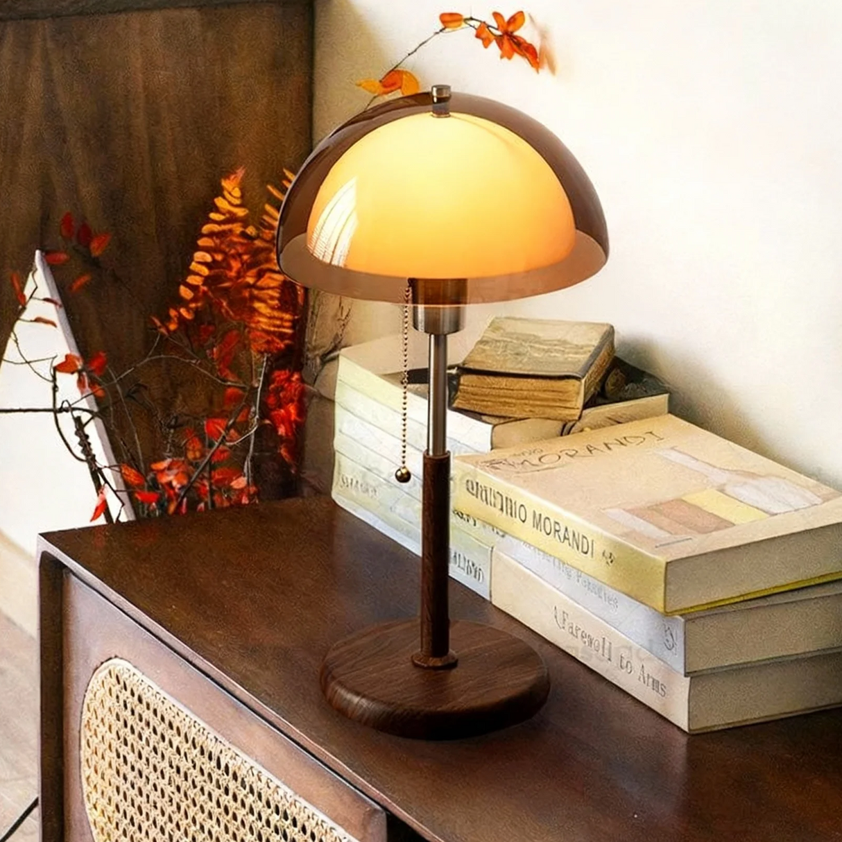 Mason Glass Table Lamp