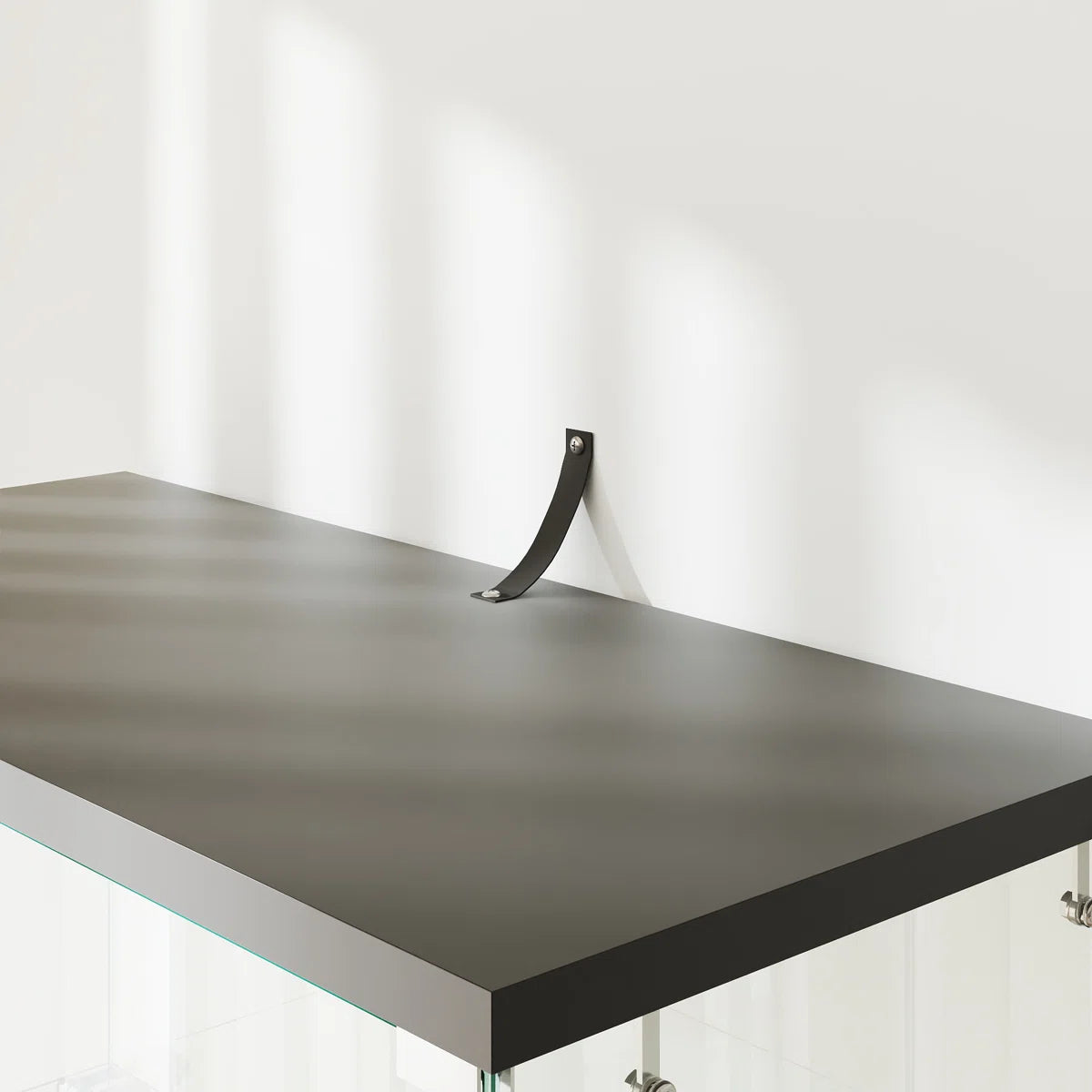 Cameron MDF & Tempered Glass Curio Display Cabinet