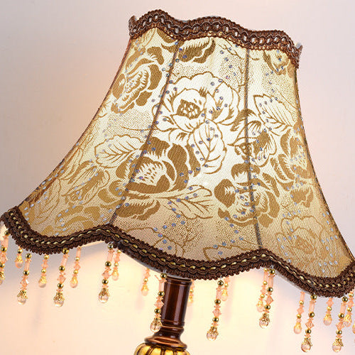 Mason Vintage Floral Lace Table Lamp