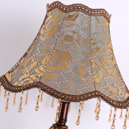 Mason Vintage Floral Lace Table Lamp