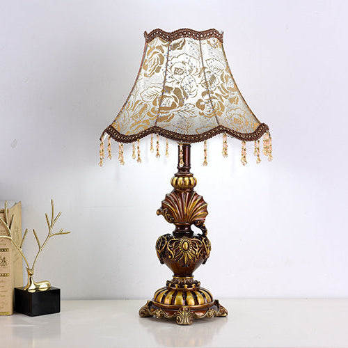 Mason Vintage Floral Lace Table Lamp