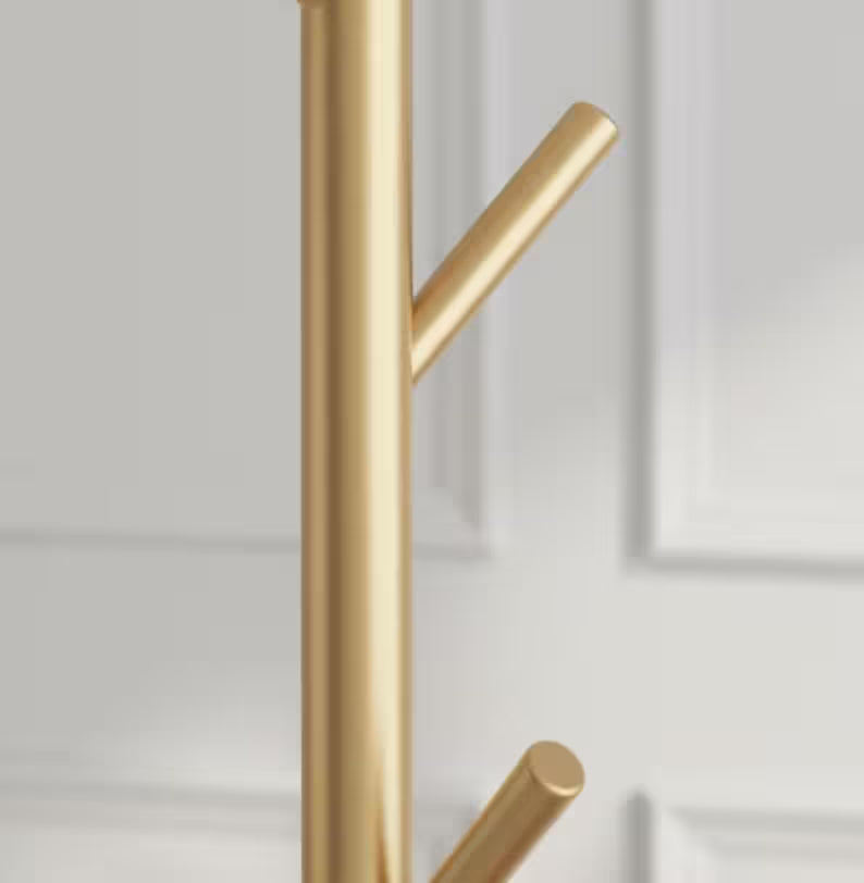 Jones Modern Metal Nordic Entryway Coat Rack