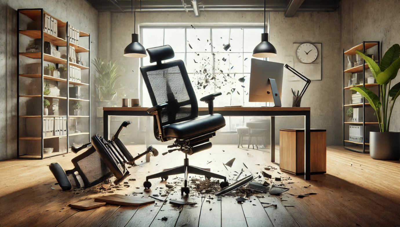 Desk Explode Can Office Chair Explosion?Why Do They Blow Up? - KINNLS
