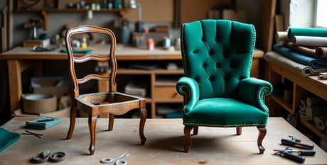 How to Reupholster a Chair, Dining Chair, Leather Chair, and Bar Chair