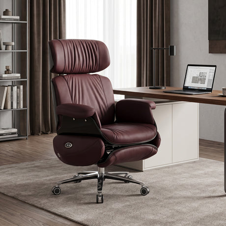 Sierra Burgundy Massage Power Recliner 2026
