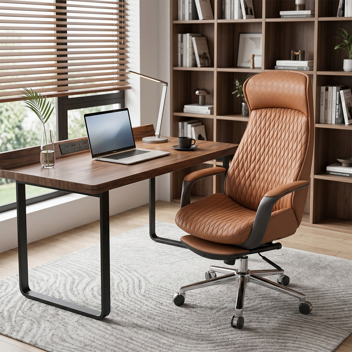 Austin PRO Executive Office Chair with Retractable Footrest