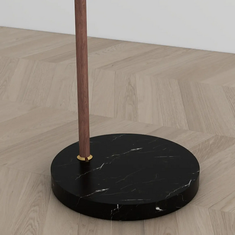 Luca Artistic Floor Lamp with Side Tabletop