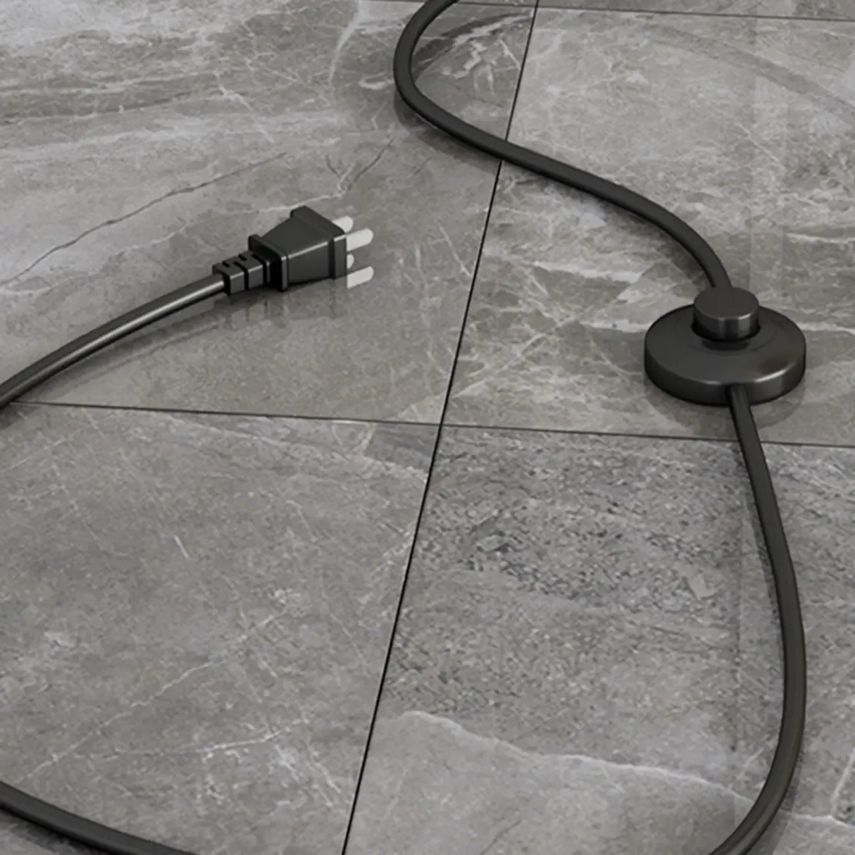 Luca Artistic Floor Lamp with Side Tabletop