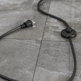 Luca Artistic Floor Lamp with Side Tabletop