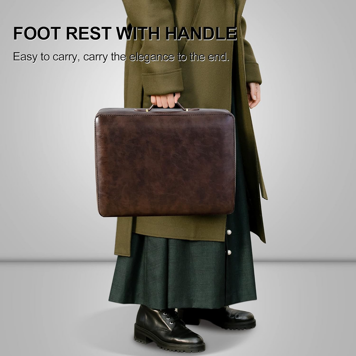 Jones Handmade Moroccan Square Ottoman Footstool