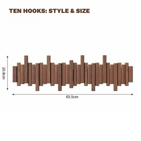 Magnus Natural Wood Coat Rack