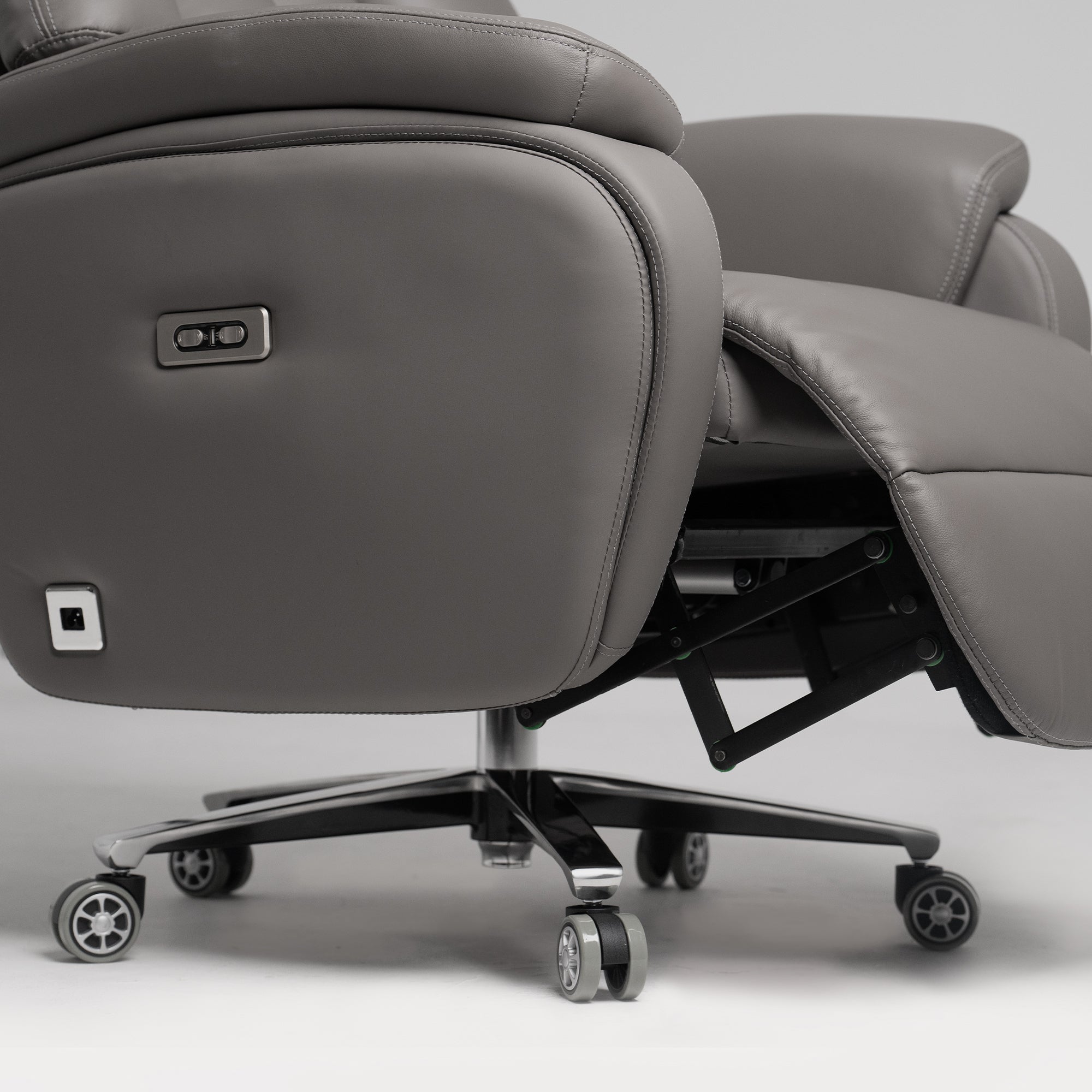 Leather office online recliner