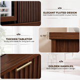 GC01 All-in-One Beverage Center: Wood Mini Fridge Station with Storage Drawer & Cabinet