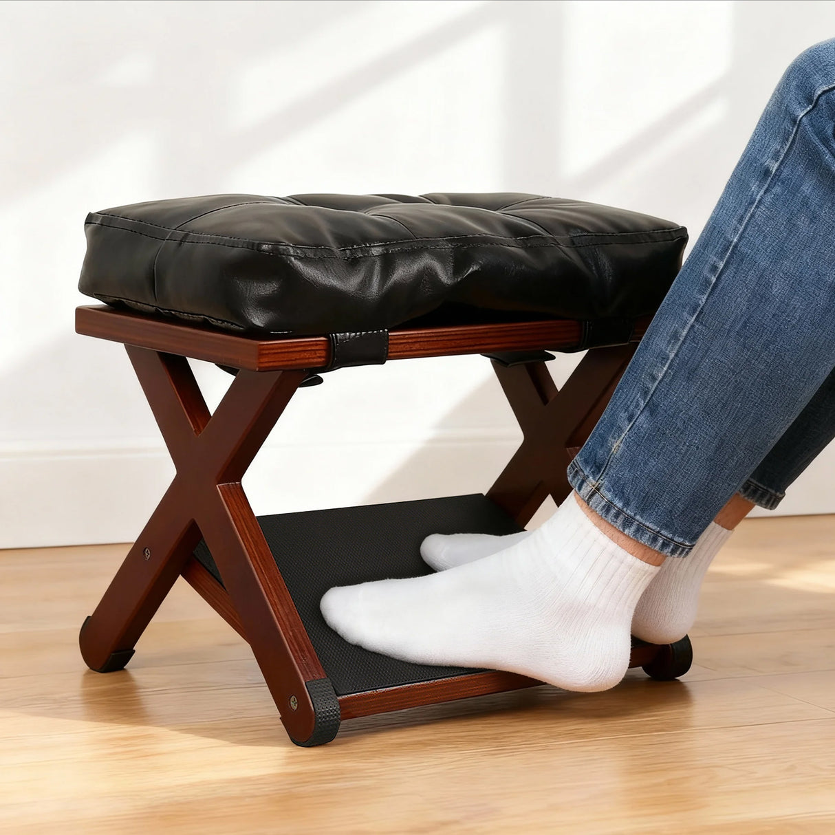 Cameron Wooden Under Desk Footrest