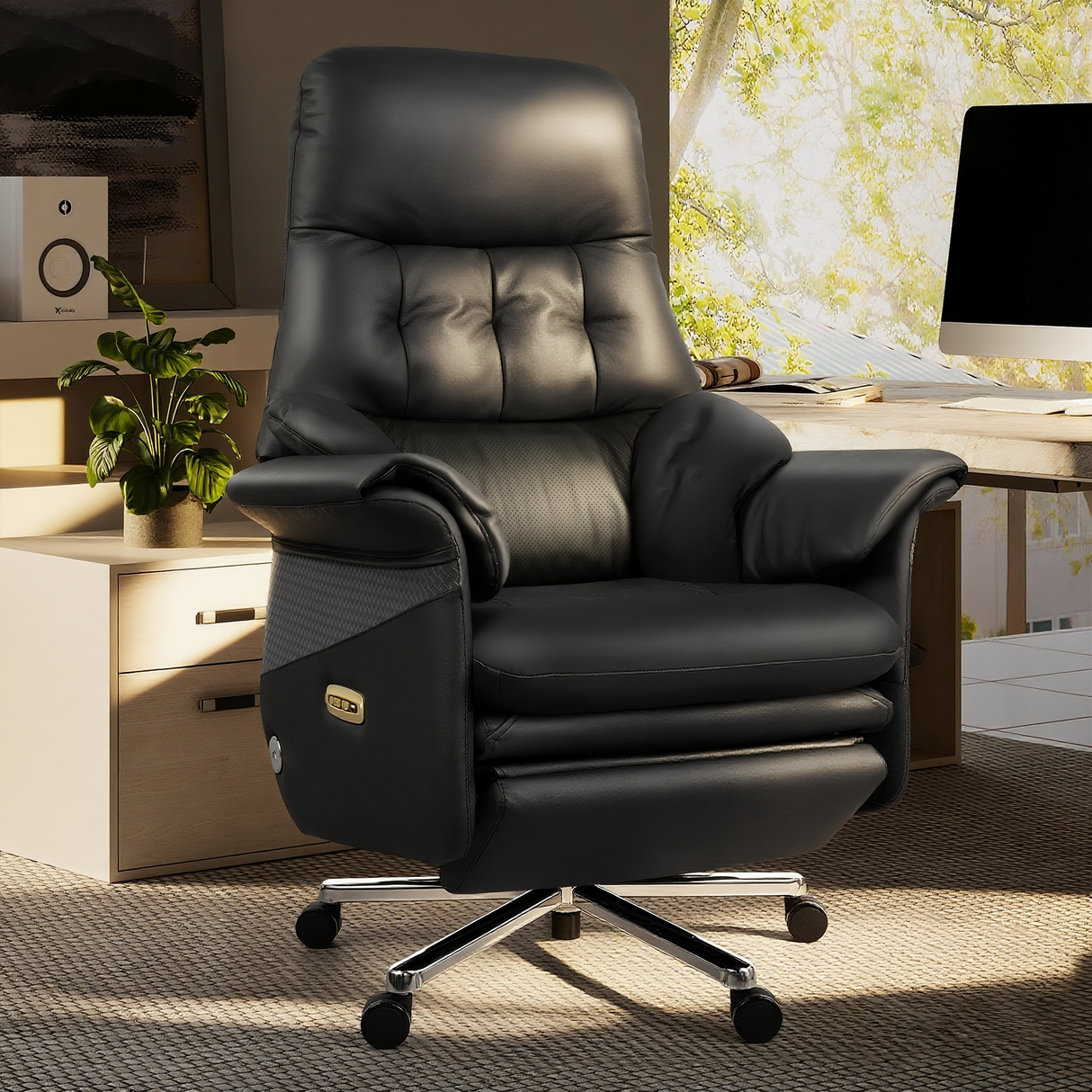 Ennio Massage Power Recliner Office Chair
