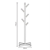 Jones Modern Metal Nordic Entryway Coat Rack