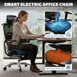 GC-02 Ergonomic Electric Massage AI Office Chair