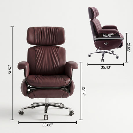 Sierra Burgundy Massage Power Recliner 2026