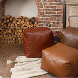 Jones Handmade Moroccan Square Ottoman Footstool