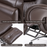 Pelle Massage Power Recliner Chair