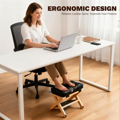 Cameron Wooden Under Desk Footrest