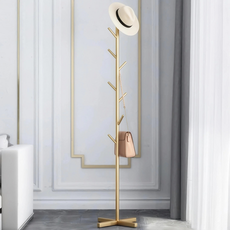 Jones Modern Metal Nordic Entryway Coat Rack